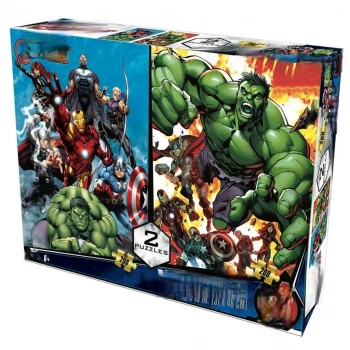 Mey İthalat® Avengers İkili Puzzle 200 Parça
