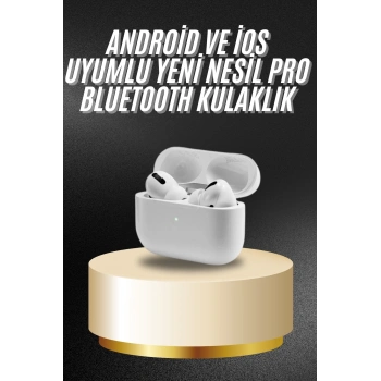 Mey İthalat® Beyaz Android ve İOS Uyumlu Yüksek Performanslı Uzun Pil Ömrü