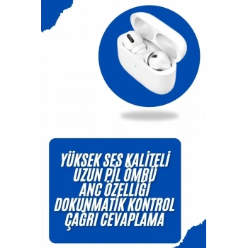 Mey İthalat® Bluetooth Kulaklık Kulak İçi Silikonlu Stereo Yüksek Ses Kaliteli Dokunmatik