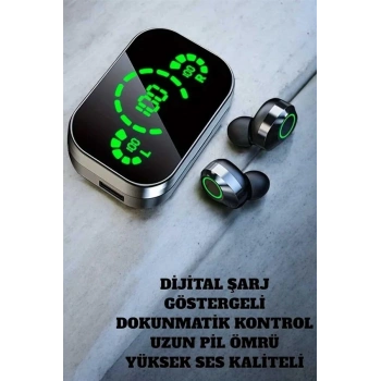 Mey İthalat® Bluetooth Kulaklık Mikrofonlu Dokunmatik Kontrol ANC Özelliği