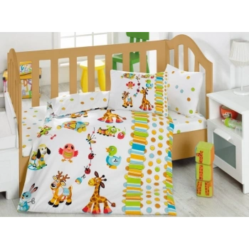 Mey İthalat®   Box Bebek Nevresim Takımı Oyun Bahçesi