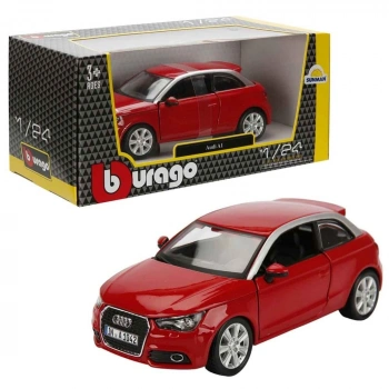 Mey İthalat® BRAGO- 1/24 AUDİ A1 KIRMIZI -SUN