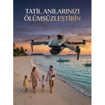 Mey İthalat® Canlı Görüntü Aktarımlı Katlanabilir Kamera Dron