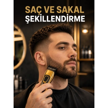 Mey İthalat® Çift Kademeli Güç Modlu Kablosuz Kişisel Bakım Seti