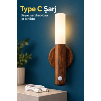 Mey İthalat® Çift Taraflı Bantlı Şarjlı LED Duvar Lambası
