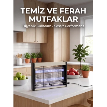 Mey İthalat® Çift UV Işıklı Elektrikli Sinek Öldürücü