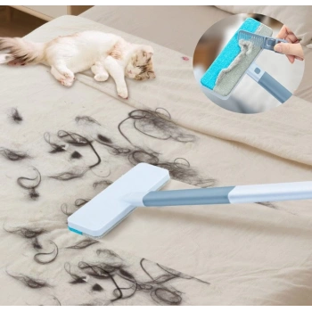 Mey İthalat® Çift Yönlü Evcil Hayvan Tüy Toplayıcı ve Yüzey Temizleme Fırçası