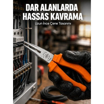Mey İthalat® Dar Alanlarda Hassas Çalışma İçin Dövme Çelik Kargaburun
