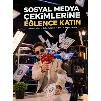 Mey İthalat® Elektrikli Parti Oyuncağı – Para Atan Tabanca Yeni Nesil