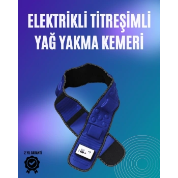 Mey İthalat® Elektrikli Titreşimli Yağ Yakma Kemeri – Masaj ve Kilo Kaybı İçin İdeal