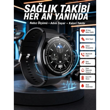 Mey İthalat® En Çok Tercih Edilen Akıllı Saat Amoled Ekran Nabız Sensörü GPS Uyumlu Adımsayar