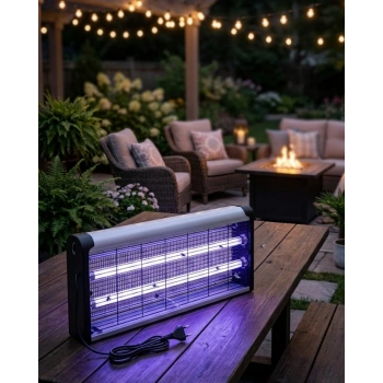 Mey İthalat® Ev Balkon Mutfak İçin Elektrikli Sinek Savar 10W UV Işıklı Lamba