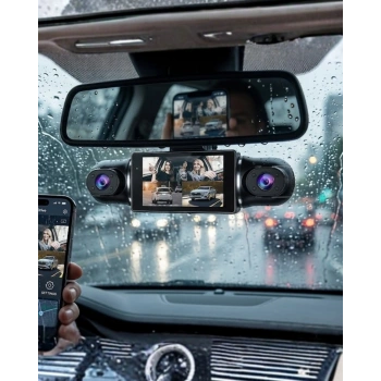 Mey İthalat® Full HD Araç Kamerası Gece Görüşlü G Sensörlü Akıllı Kayıt Sistemi