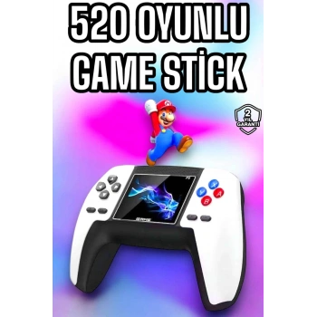 Mey İthalat® Game Stick 520 Oyunlu Retro Konsol Çocuklara Özel