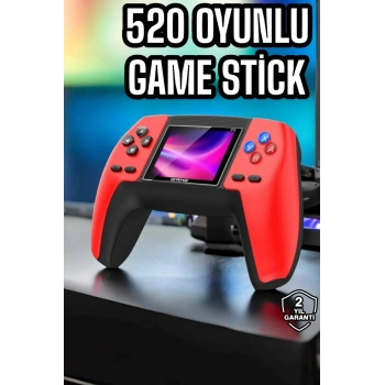 Mey İthalat® Gamepad 520 Retro Oyunlu Taşınabilir El Konsolu Atari