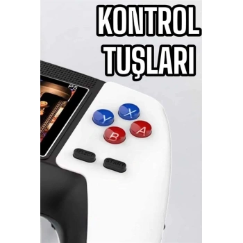 Mey İthalat® Gamepad 520 Retro Oyunlu Taşınabilir El Konsolu Atari