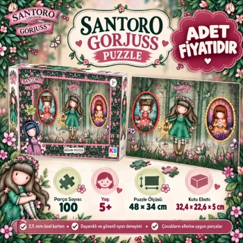 Mey İthalat® GJ 714 GORJUSS 100 PARÇA LİSANSLI PUZZLE