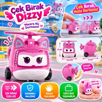 Mey İthalat® Harika Kanatlar Çek Bırak Dizzy