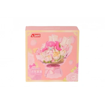 Mey İthalat® HK121 JAKİ ÇİÇEK BUKETİ 187 PARÇA BLOCK OYUNCAK