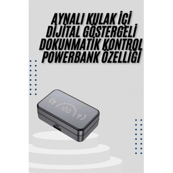 Mey İthalat® İos Android Uyumlu Bluetooth Kulaklık Kablosuz Kulaklık Yüksek Basslı