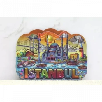Mey İthalat® İstanbul Temalı Silikon Buzdolapı Süsü Magnet