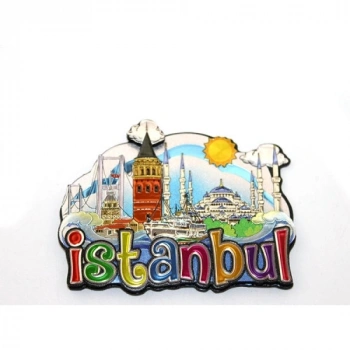 Mey İthalat® İstanbul Temalı Silikon Magnet