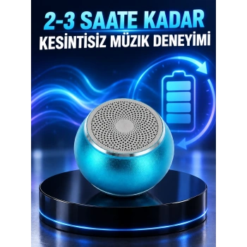 Mey İthalat® Kablosuz Bluetooth 5.0 Hoparlör | Kompakt ve Güçlü Ses Yeni Nesil