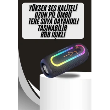 Mey İthalat® Kablosuz Bluetooth Hoparlör Taşınabilir Çoklu Bağlantılı Özelliği