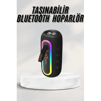Mey İthalat® Kablosuz Bluetooth Hoparlör Taşınabilir Çoklu Bağlantılı Özelliği