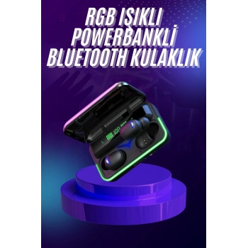 Mey İthalat® Kablosuz Bluetooth Kulaklık Rgb Gaming Oyuncu Kulaklığı Gecikme Önleyici