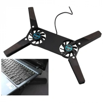 Mey İthalat® Katlanabilir Laptop Soğutucu 2 fanlı
