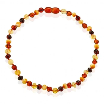 Mey İthalat®   Kehribar Bebek Kolyesi 587 Multicolor
