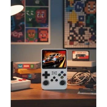 Mey İthalat® Klasik Oyun Konsolu 64 Bit İşlemci ve Çift Kart Girişi Özellikli