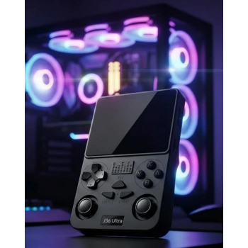 Mey İthalat® Klasik Oyunlar İçin Taşınabilir Retro Konsol HD Görüntü