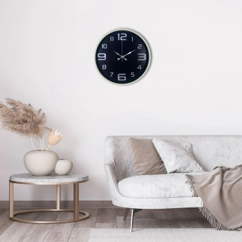 Mey İthalat® Krem Standart 36 Cm Duvar Saati