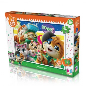 Mey İthalat®  KS Games 44 Cats 100 Parça Puzzle