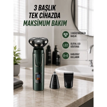 Mey İthalat® Kuru Kullanıma Uygun Erkek Tıraş Makinesi