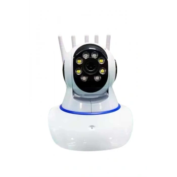 Mey İthalat® LED Aydınlatmalı 5 Antenli Motorlu 1080P Wifi Kamera Sensörlü