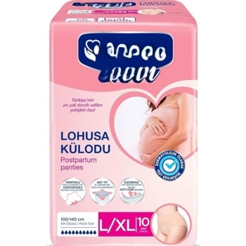 Mey İthalat® Lohusa Külodu L/XL Beden 10 Adet