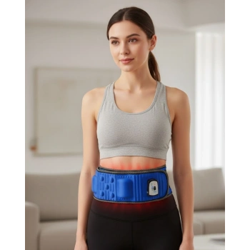 Mey İthalat® Masaj ve Sıkılaştırma Kemeri 20 Mıknatıs 5 Titreşim Motoru