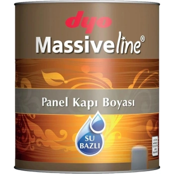 Mey İthalat® Massiveline Su Bazlı Panel Kapı Boyası Beyaz 2,5 Litre