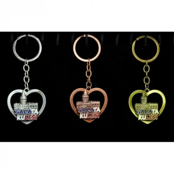 Mey İthalat® Metal Galata Kulesi Anahtarlık