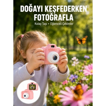 Mey İthalat® Mini HD Video Kamera Fotoğraf Çekimli Şarj Edilebilir Bataryalı Genişletilebilir Hafızalı Yeni Nesil