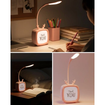 Mey İthalat® Modern Tasarımlı Şarj Edilebilir LED Gece Lambası