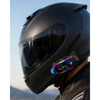 Mey İthalat® Motosiklet Kaskı İçin Bluetooth Intercom Kulaklık Uzun Pil Ömrü