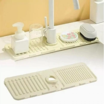 Mey İthalat® Mutfak Banyo Lavabo Kenarı Silikon Mat Gri