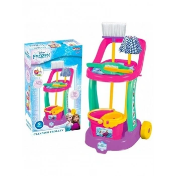 Mey İthalat® Orjinal Lisanslı Frozen Temizlik Arabası