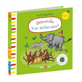 Mey İthalat®  Ormanda Kim Saklanıyor? (Keçe Kapaklı kitap)