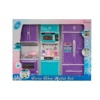 Mey İthalat® OYD-02348 KARLAR ÜLKESİ 3LÜ DOLAP SETİ-OYD