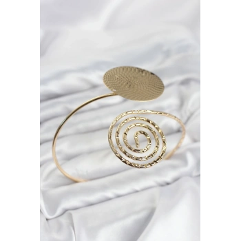 Mey İthalat® Pazu Bileklik Gold Renk Pirinç Bohem Tarz Model